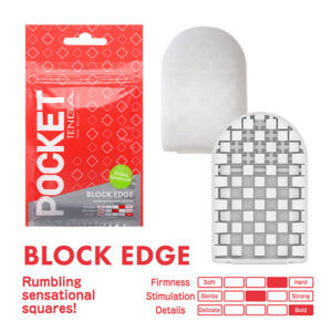 Pocket Stroker Block Edge- Onaniprodukt