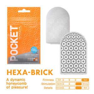 Pocket Stroker Hexa Brick- Onaniprodukt