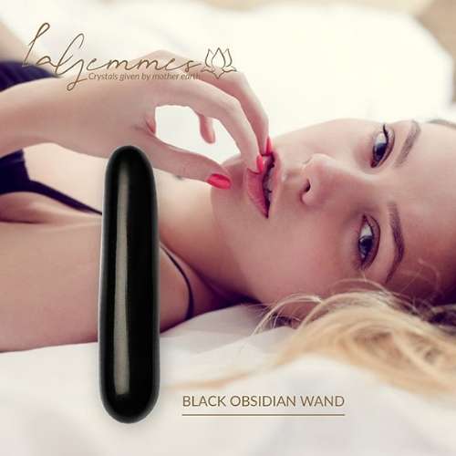 Le Gemmes – Wand Black Obsidian