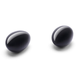 Crystal Yoni Eggs – sort Obsidian