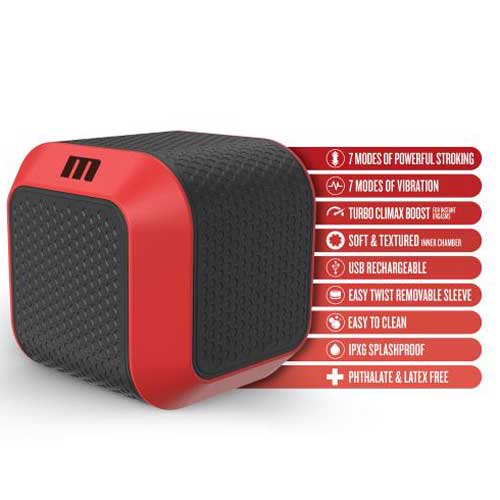 SlamBox Masturbator - Red & Black