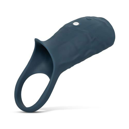 Vibrating Penis Sleeve - Blue