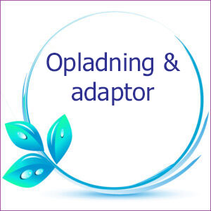 Opladning og adaptor