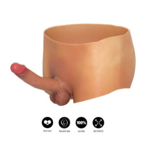 Penis Boxershort 18 cm dildo/erigeret penis